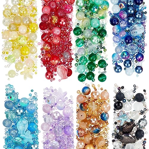 arricraft 8 Colors Glass Beads Kit