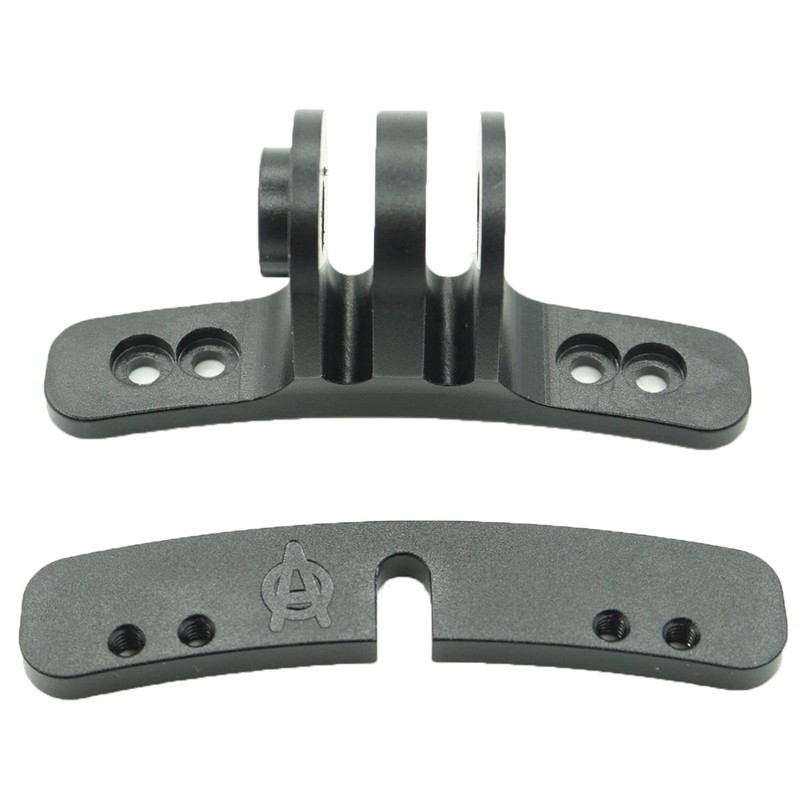 Paintball-Maskenhalterungsklemmen – Kamera-Brillenanschlussadapter Aluminium i4 i5 Go Pro EVS Helmsockel