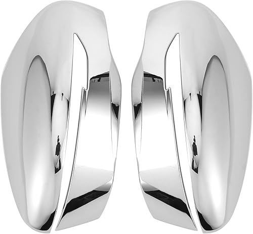 Cubierta de espejo para puerta lateral 2 piezas tapa de espejo lateral cromada para Navara NP300 Frontier 2015-2019