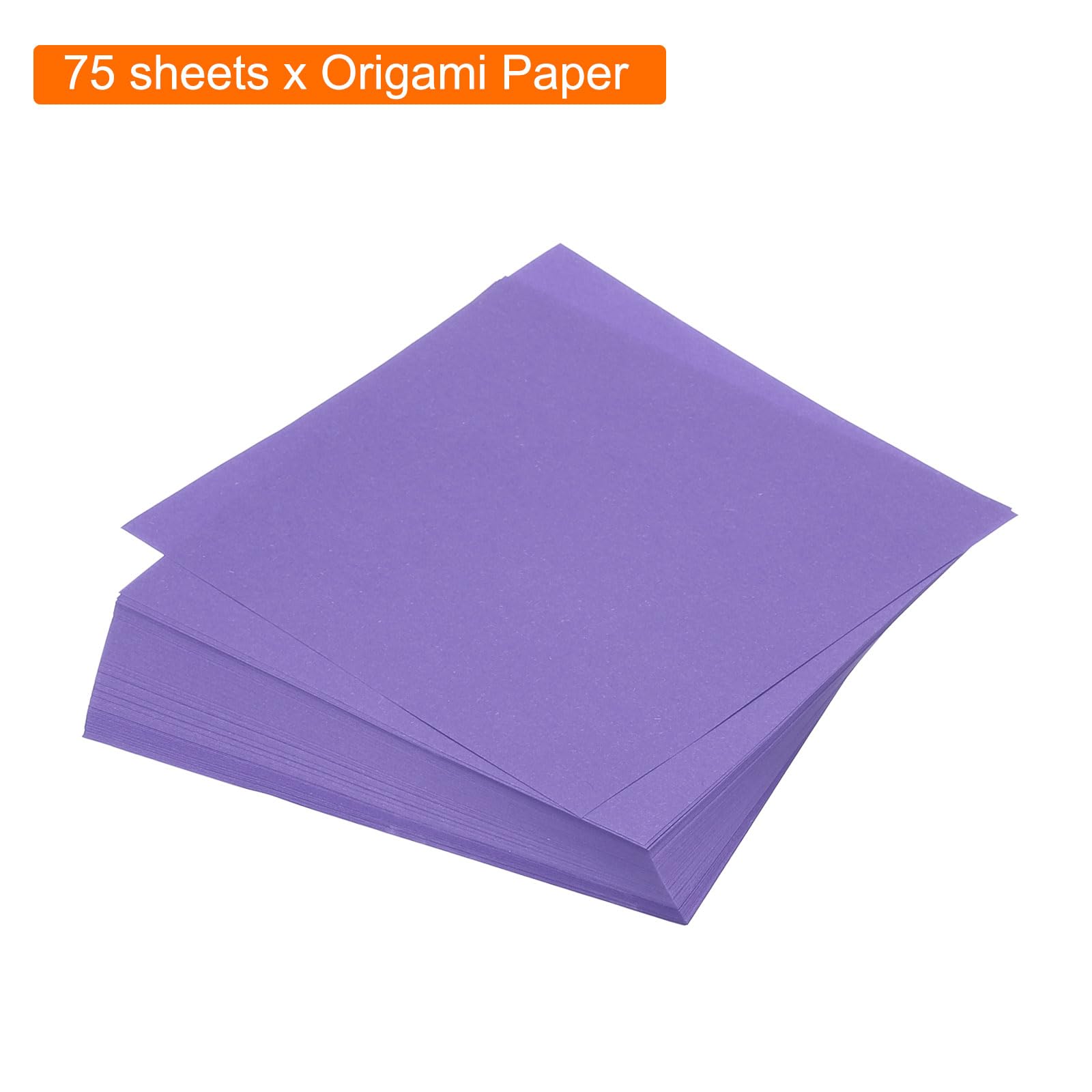 MECCANIXITY Origami Paper 75 Sheets - Double Sided 6x6 Inch Square Paper, 70 GSM, 24 Colors For Crafts, DIY & Beginners - View #10