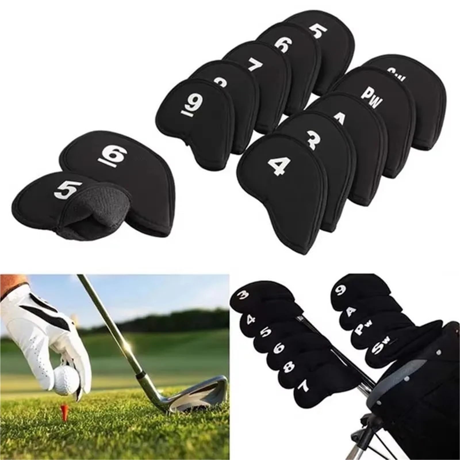 10 Fundas portátiles for Cabeza de Hierro for Palos Golf