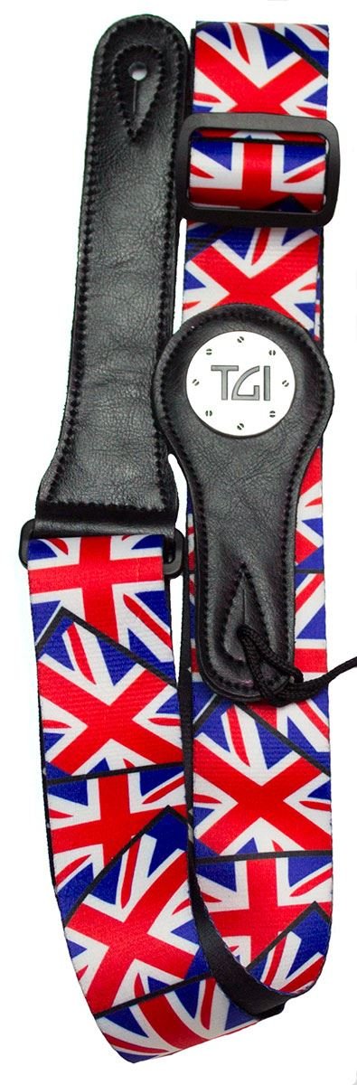 TGI Guitar Strap UK Union Jack British Flag