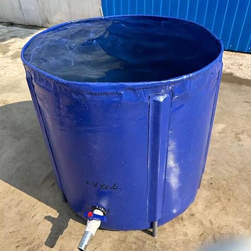 Miniatura 7 de Pool Above Ground Canvas Fish Pond Pool Above Ground for Breeding Koi Comes with Frame for Breeding Koi Agricultural, Easy to Install (Color  Blue,