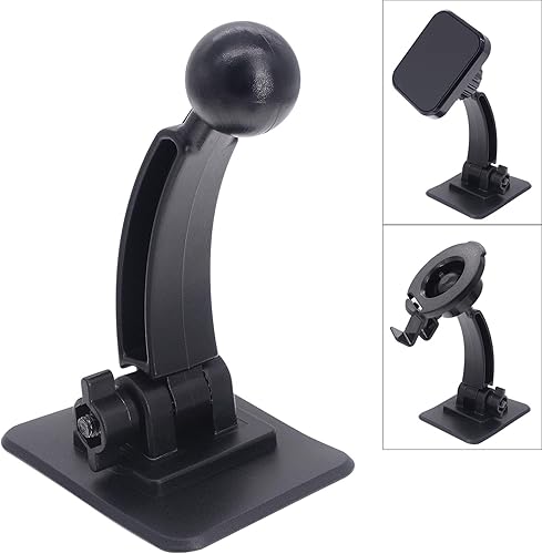 iSaddle Soporte adhesivo adhesivo de 0.669 in para Garmin GPS y teléfonos inteligentes  Parabrisas de cochetablero de instrumentos Soporte flexible