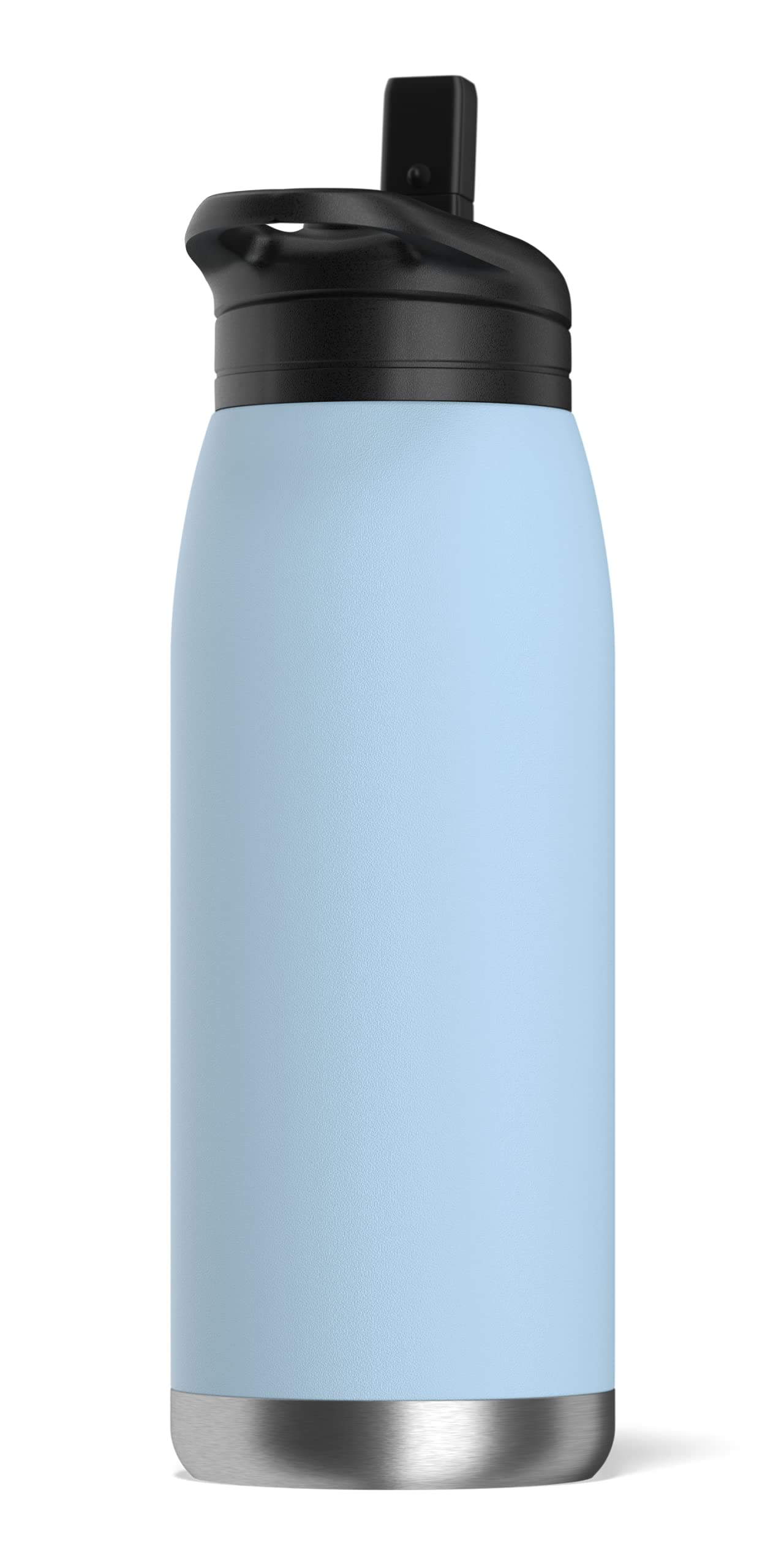 Hydrapeak Flow 32oz Insulated Water Bottle with Straw Lid, Waterbottle, Metal Water Bottle, Insulated Stainless Steel Water Bottles, BPA-Free & Leak-Proof, Straw and Handle (Cloud)