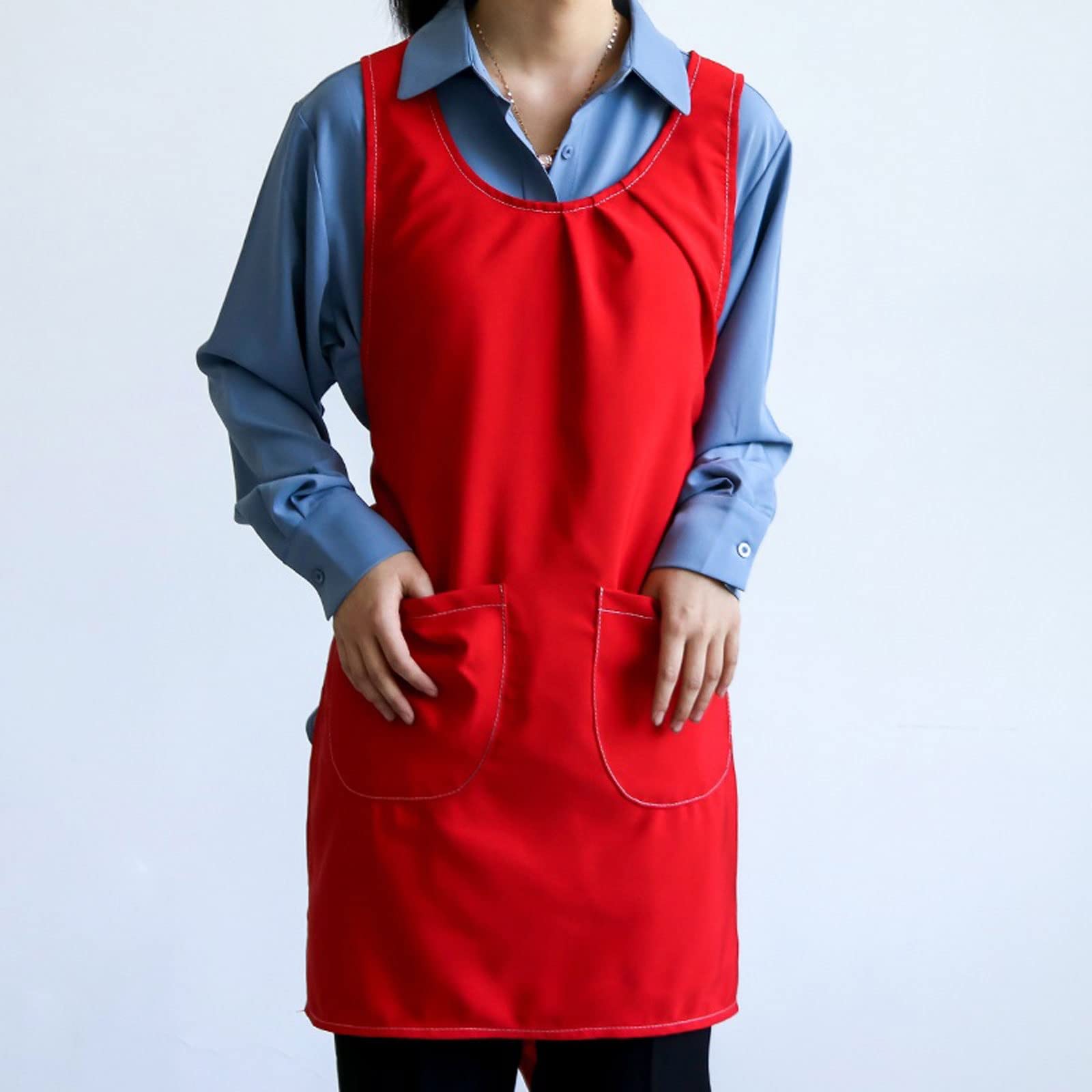 Delantal de cocina, restaurante, horneado, tareas domésticas, camarero, cintura, impermeable, para el hogar, florería, cafetería, leche, té, florería, pintura, cocina (amarillo), amarillo