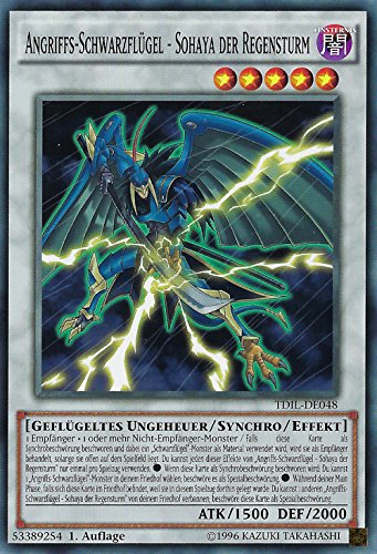 TDIL-DE048 - Angriffs-Schwarzflügel - Sohaya der Regensturm - Yu-Gi-Oh - deutsch - 1. Auflage - Nifaera