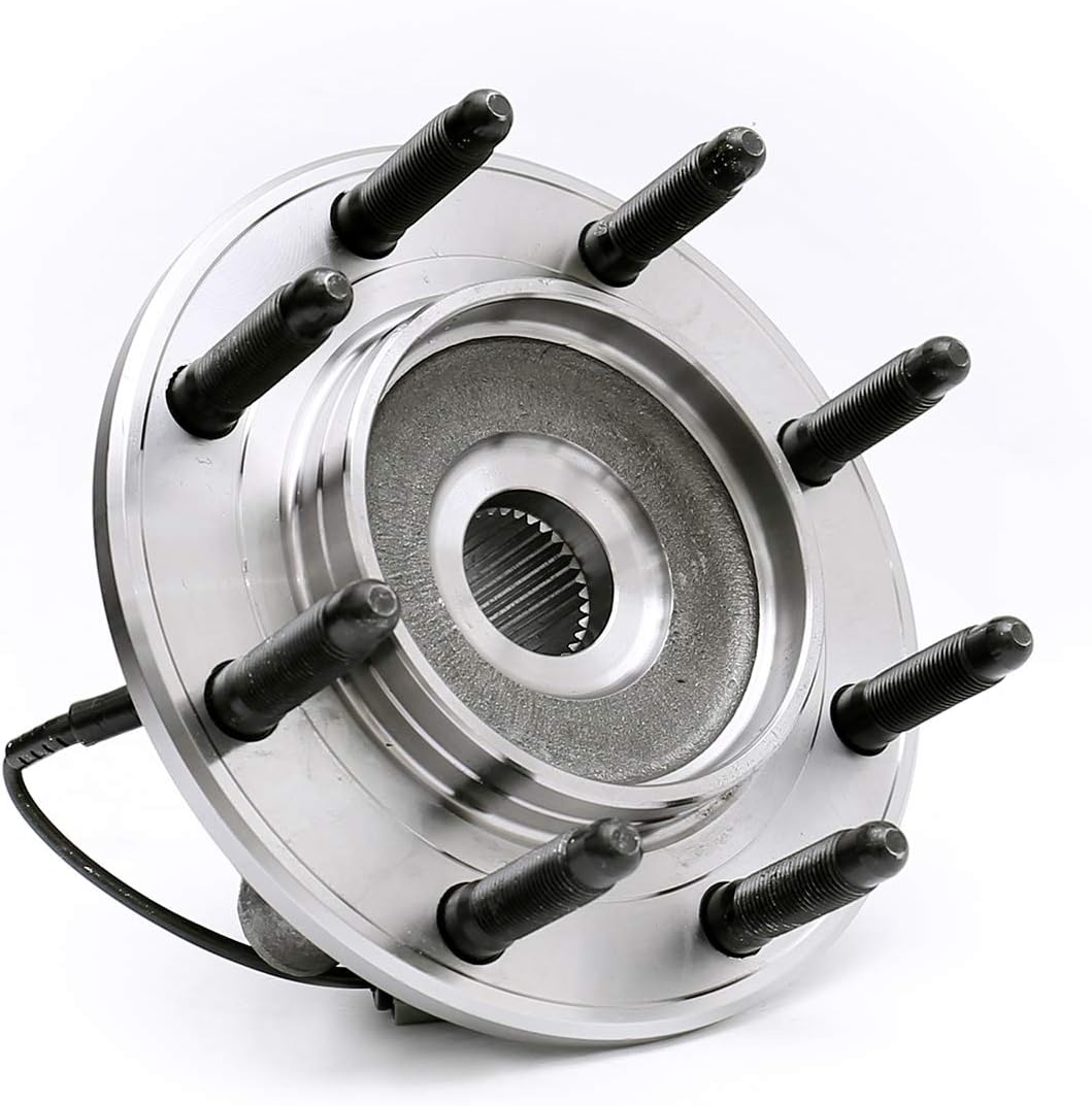 FKG 515098 Front Wheel Bearing Hub Assembly for 07-10 Chevy Silverado 2500 3500 HD GMC Sierra 2500 3500 HD, 07-09 Chevy Silverado 3500, 07-13 Chevy Suburban 2500, 08-09 Hummer H2, Set of 2