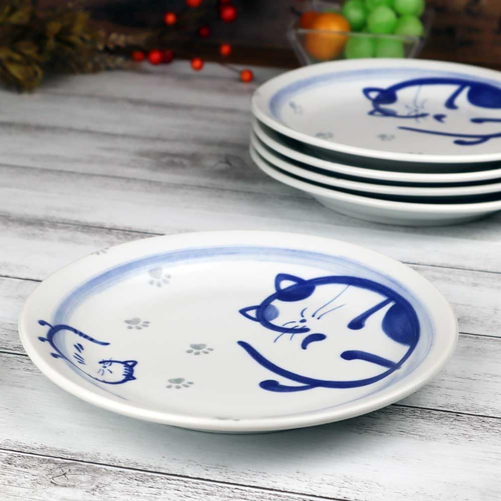 猫のイラスト皿 Louisville Stoneware 猫のイラスト皿 Louisville Stoneware 猫のイラスト皿