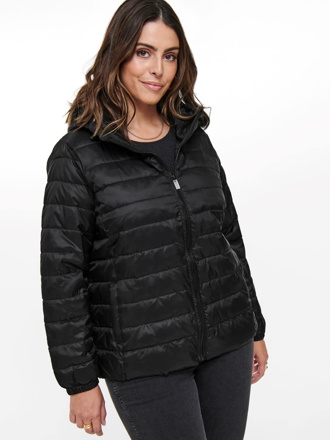 ONLY CARMAKOMA Cartahoe - Giacca Con Cappuccio Trapuntato, Otw Giacca trapuntata Donna