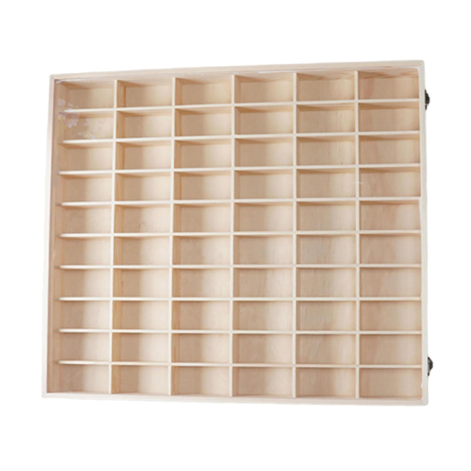 Expositor De Madera Maciza para Coleccionables,con Tapa