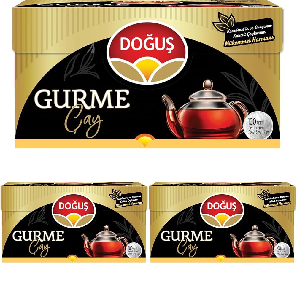 Doğuş ÇAY Gurme Demlik Poşet 3.2 Gr x 100 Adet (3 paketi)