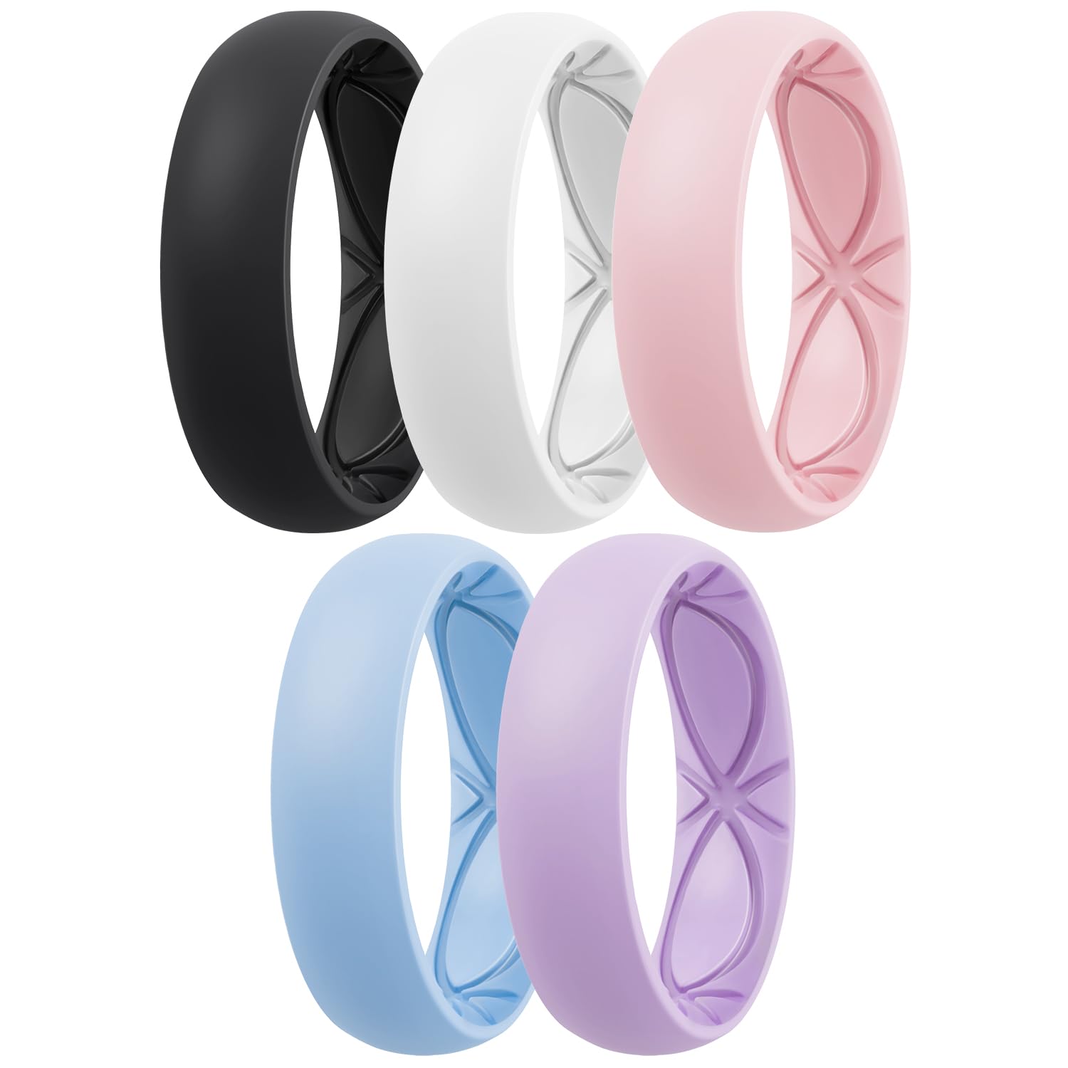 Egnaro 4/5/8 Variety Multipack Ergonomic Breathable Bridal Rings Sets