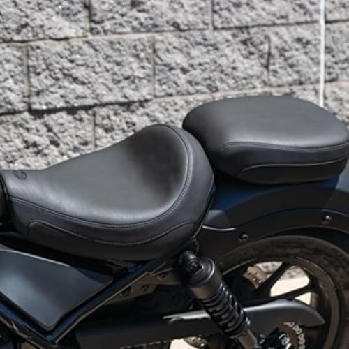 Miniatura 6 de Mustang Motorcycle Seats 84000 Tripper - Asiento individual para Honda Rebel 300 y 500 2017-'21, original, negro