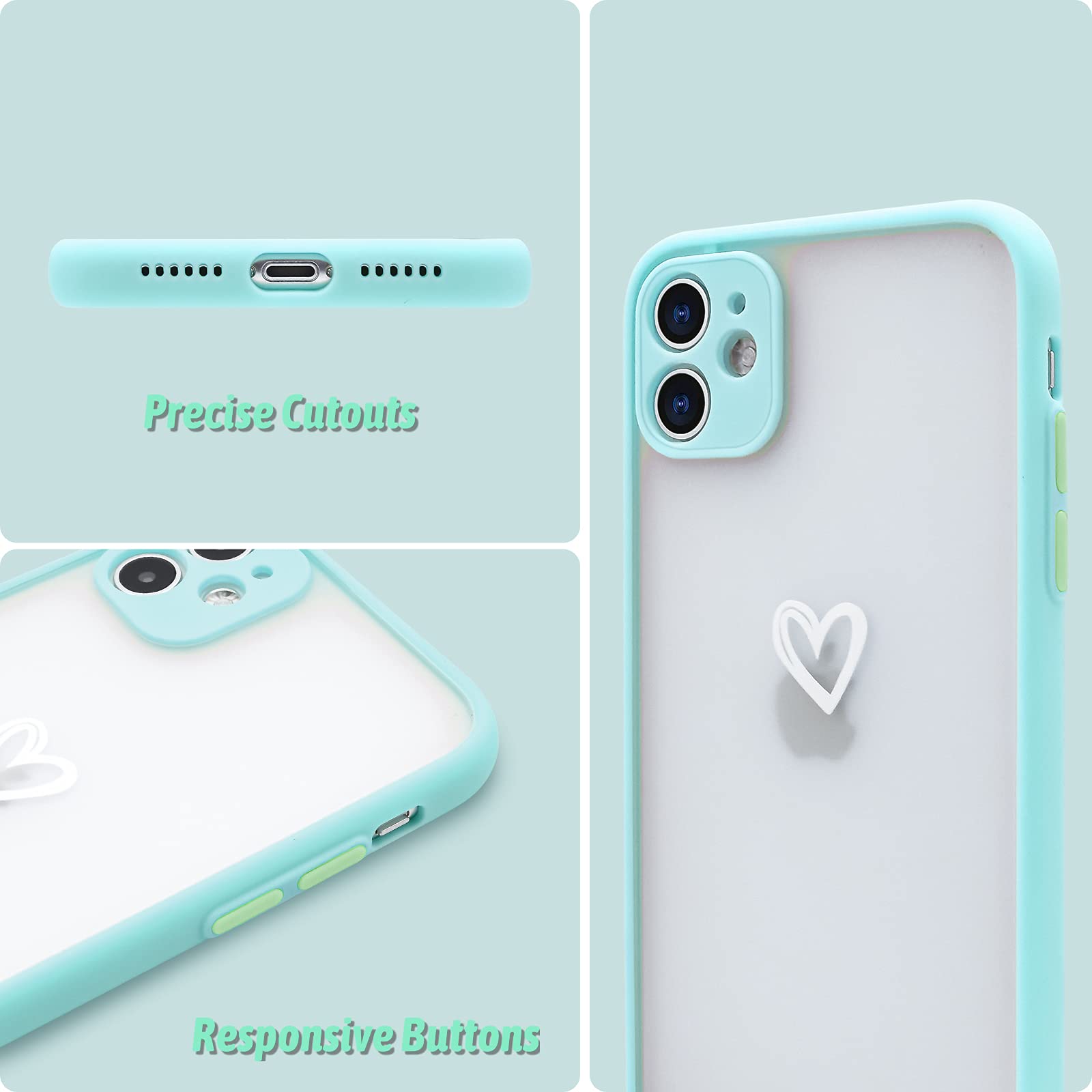 Newseego Compatibile con iPhone 11 PRO Max Frosted Case,Simpatico