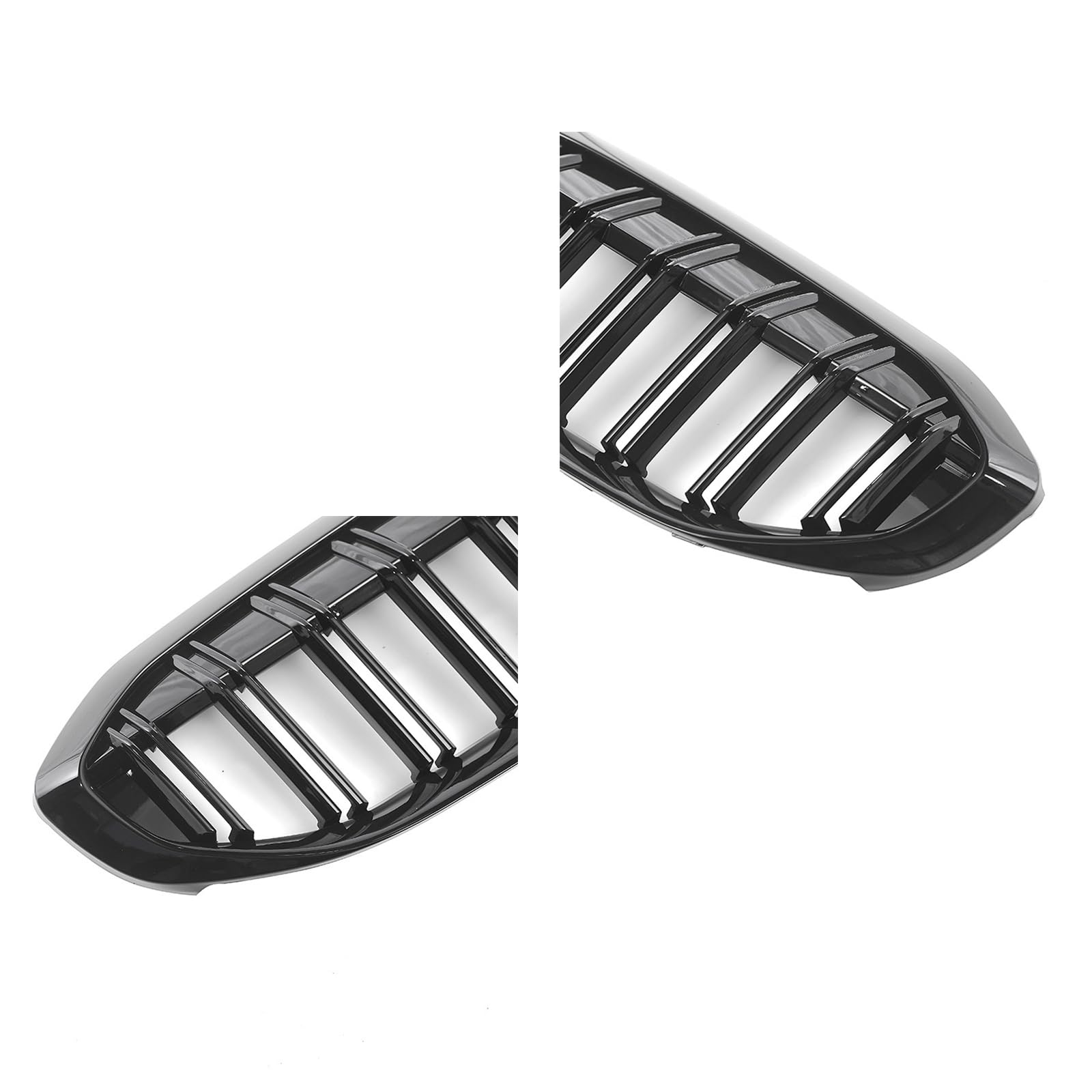 G20 Kühlergrill für BMW 3er G20 G21 Schwarze Nieren kamera PRE Sport Grill Vorne Nieren Doppelsteg Grill 2019-2022 Glanz Schwarze (For 3er G20 2019-2022 PRE)