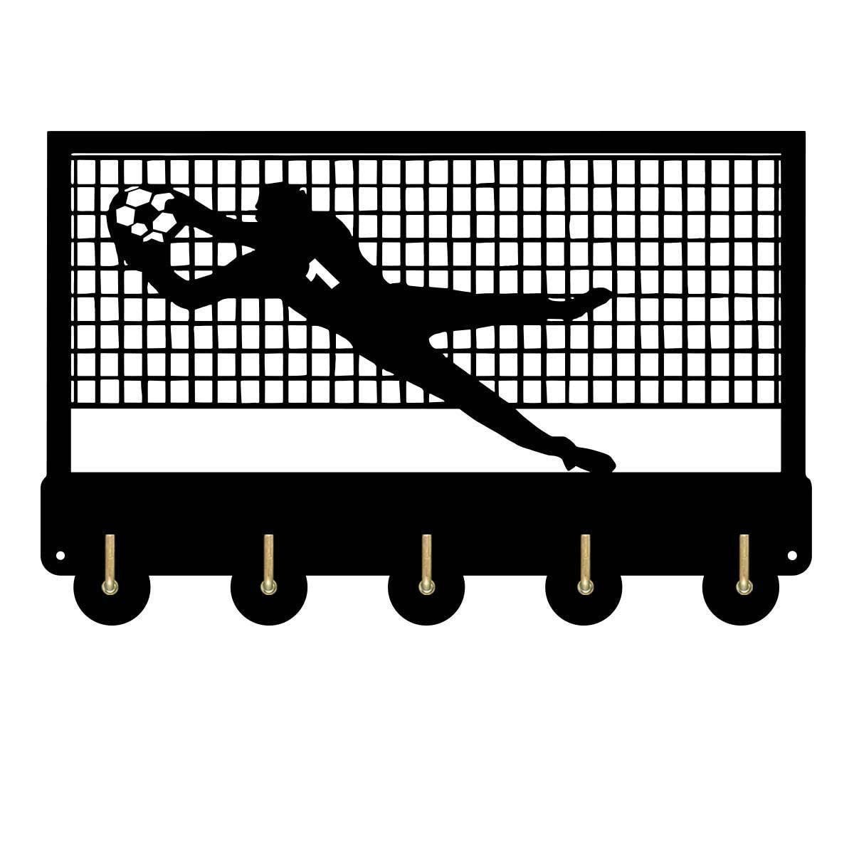 Patère murale football pour sublimer la décoration d'une chambre d'ado