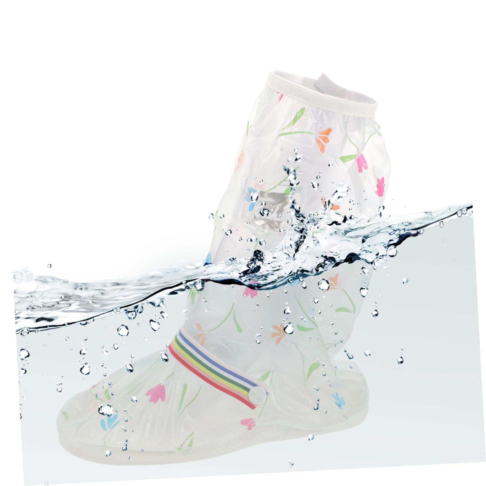 HANABASS Protecteur de Chaussures Imperméable Antidérapant Couvre Chaussures Réutilisable pour Sports et Activités Extérieures XL avec Design Élégant