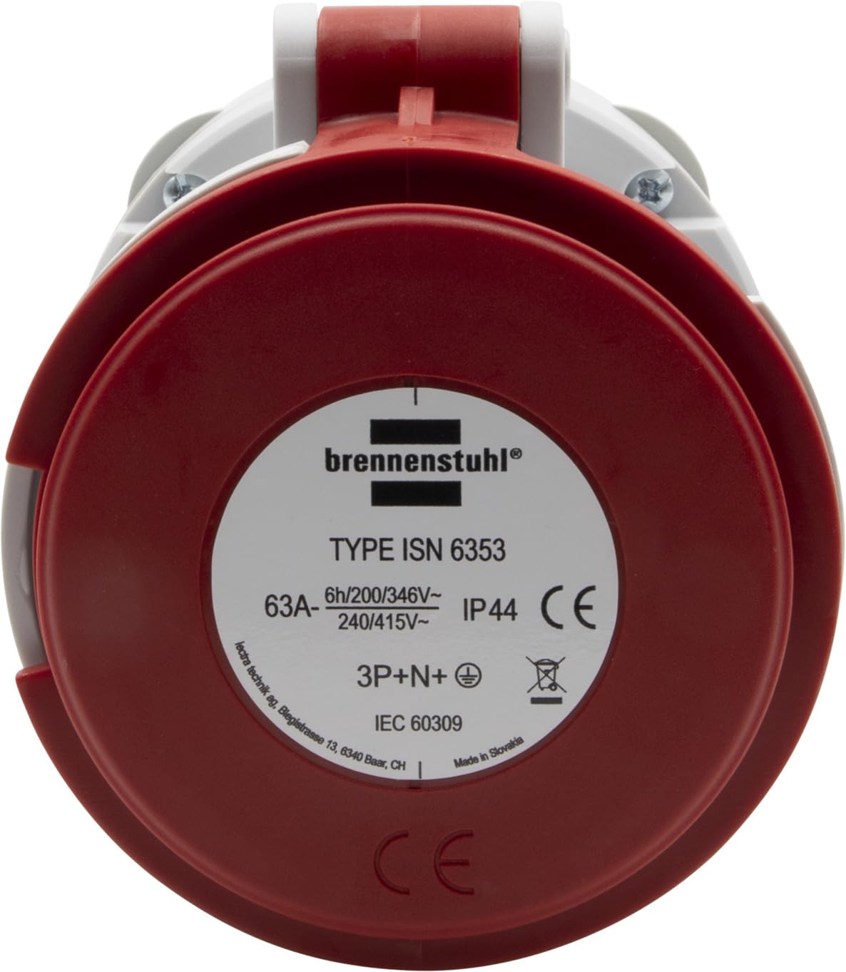 Presa Industriale CEE 5 Poli Brennenstuhl 400V/63A IP67 - Per Esterno, Cantieri E Campeggio - Foto 12