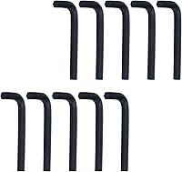 Vista 1 de MY MIRONEY Llave hexagonal métrica de 0.236 in, llave hexagonal en forma de L, color negro, herramienta de reparación de llaves hexagonales, paquete