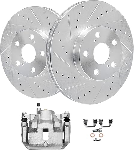 Miniatura 39 de Detroit Axle - Rotores de freno trasero para Cadillac SRX Saab 9-4x 2010 2011 2012 2013 2014 2015 2016 Rotores de freno de disco de repuesto