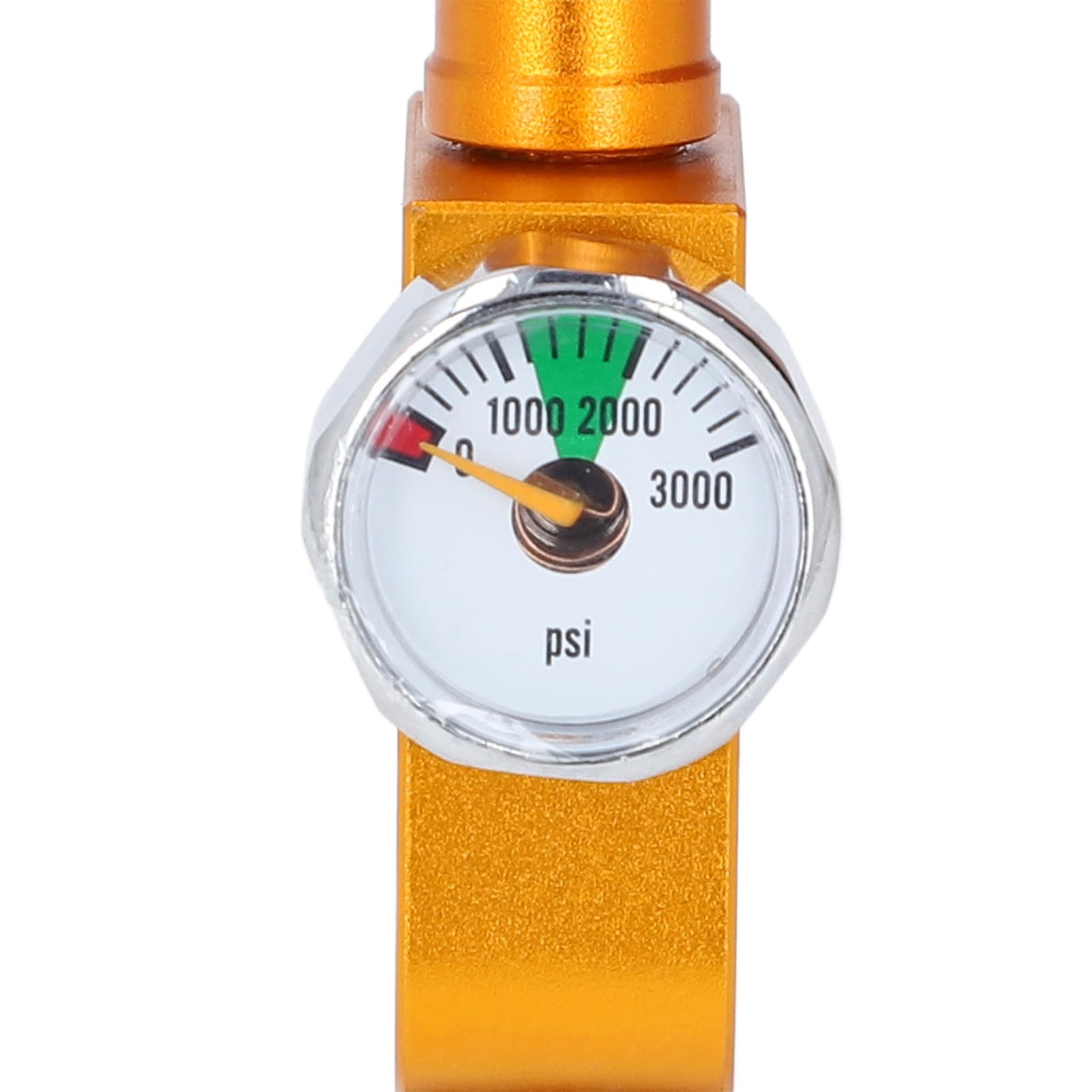 W21.8 Adapter do napełniania CO2 | manometr o wysokiej dokładności i konstrukcja szybkiej klamry, narzędzie do napełniania sody do nadmuchiwanych / opon / sprzętu sportowego | funkcja opróżniania