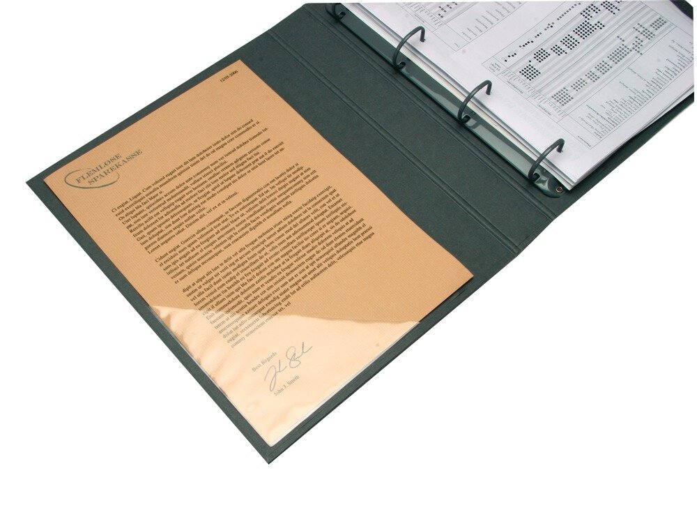 Fundas para carpetas transparentes de 170x170 mm con 100 unidades 4