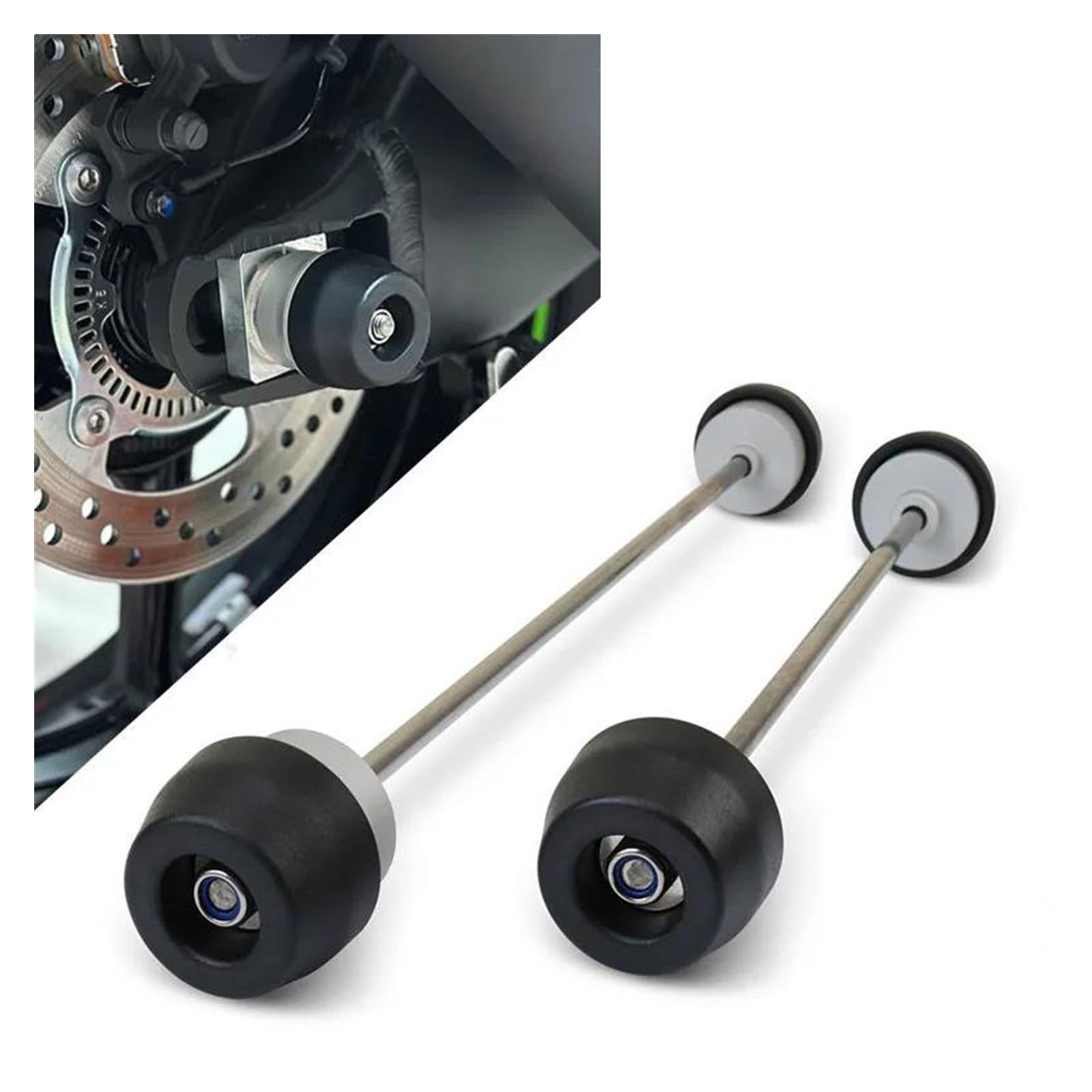 HDYJ(ンポで寸) オートバイフロントリアアクスルフォークスライダー