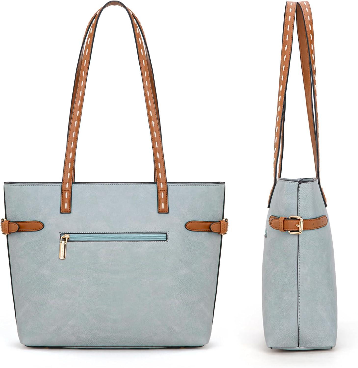 Montana West Minimalist Tote Bag for Women - Large Slouchy Hobo Purse Elegant Shoulder Bag Everyday - Image 5