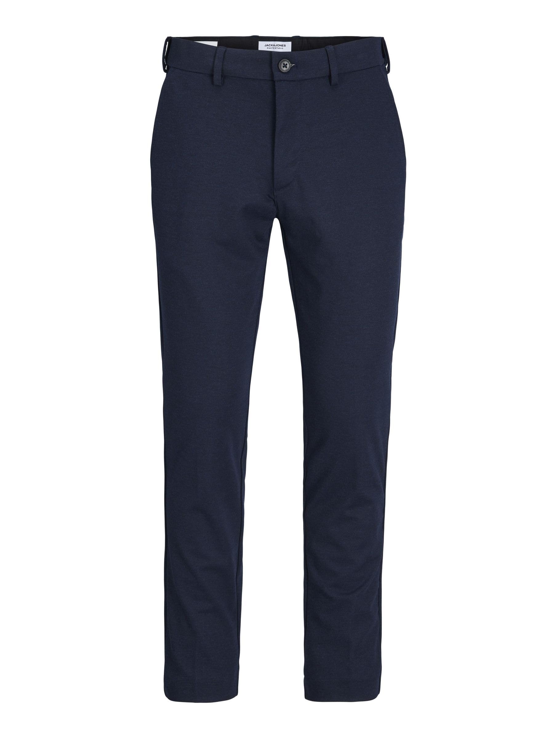 JACK & JONES Men's Jpstmarco Jjcooper Chino Noos Pls Trouser, Blazer Navy, 44W x 34L