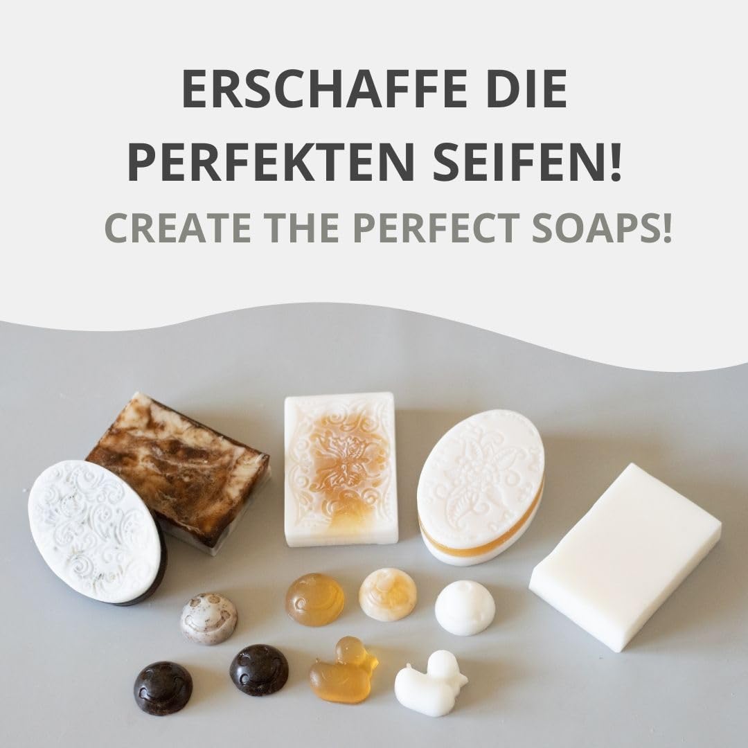 DistrEbution Seifenbasis Weiß 11,5kg - Seifenblock zum Seifengießen - Opak, Unparfümiert, Vegan, Tierversuchsfrei, Natürlich - Handwäsche, Seifenherstellung