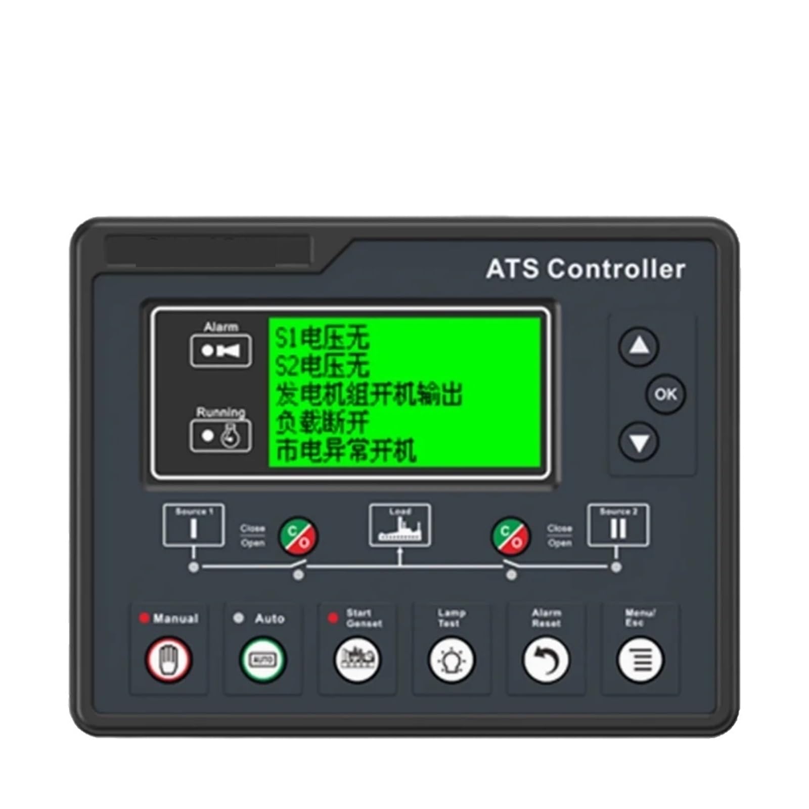 Double contrôleur ATS HAT700 pour stabiliser l'alimentation du générateur via RS485
