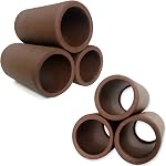 Ceramic Shelters, 2 pcs, Fish Tank Accessories, Fish House, Swim Holes Aquatic, Aquarium Cave, Aquarium Ceramic Decor for Freshwater and Saltwater Fish Tank, Pets to Breed, Play and Rest Decor