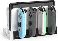 Vista 15 de Switch Charging Dock for Joycons - Charge for 6 Joycons Simultaneously - OLED Model Compatible - Switch Controller Charger Station with LED