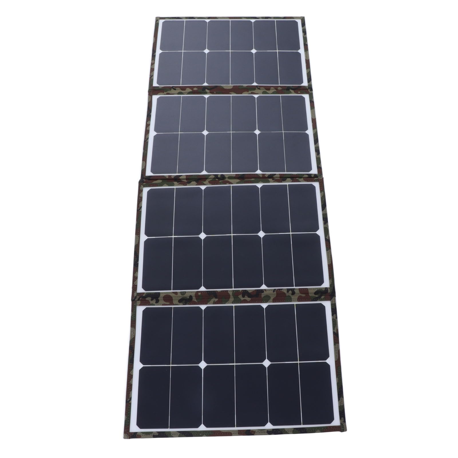 Panel Solar Plegable, Cargador Solar Portátil de 80 W con Salida USB de 5 V y 18 V CC, Diseño Plegable para Camping, Emergencia, Trabajo Al Aire Libre y Uso de Central Eléctrica