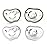 Nanobebe Baby Pacifiers 0-3 Month - Orthodontic, Curves Comfortably with Face Contour, Award Winning for Breastfeeding Babies, 100% Silicone, Baby Registry Gift 4pk, Sage/White