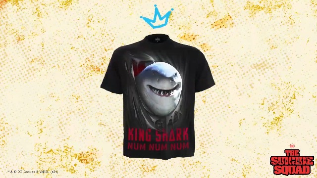 DC Comics - King Shark - Num Num Num - T-Shirt Nero