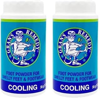 グランズレメディ 35g 靴の消臭剤 Gran's Remedy (35g×2本セット, COOLING) [並行輸入品]