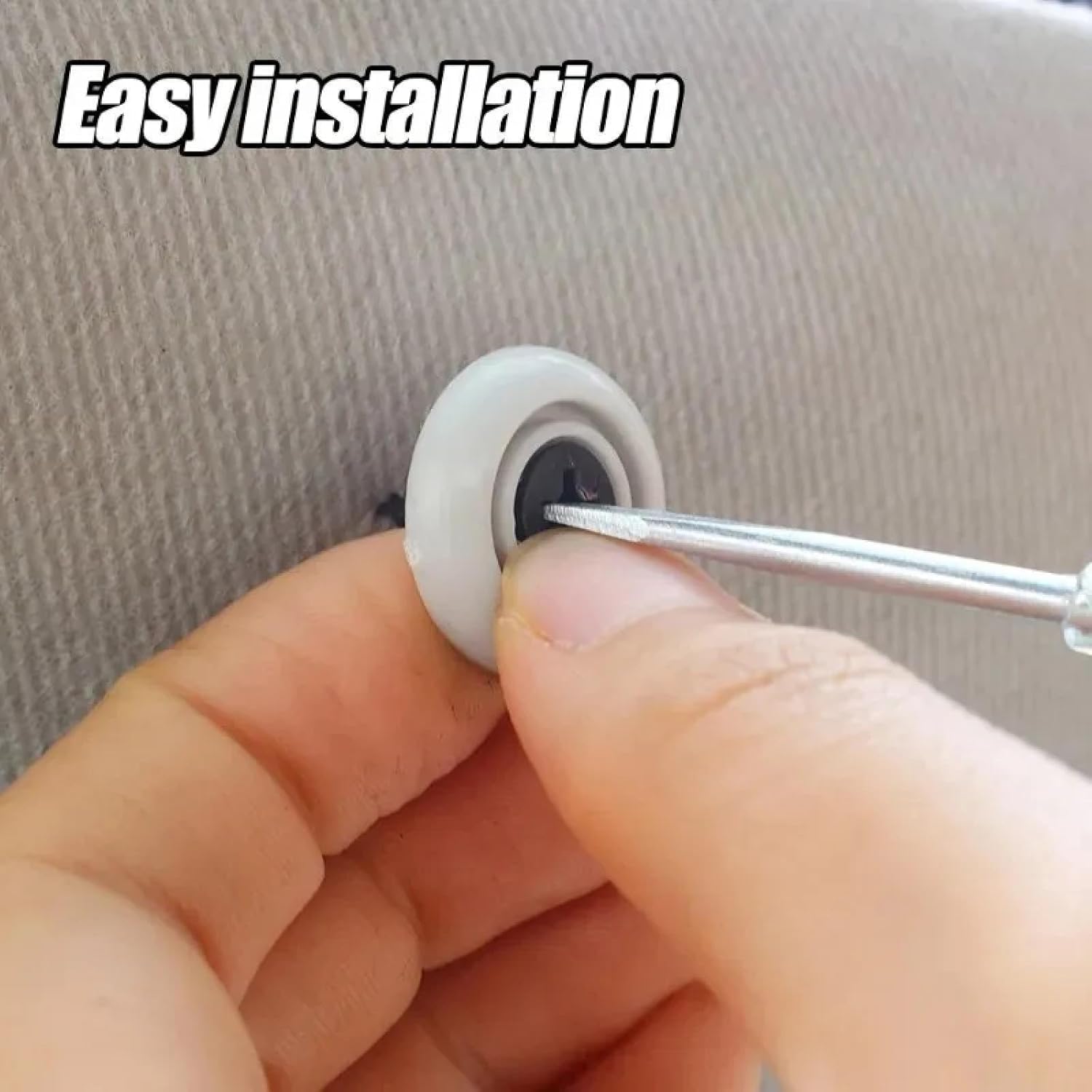 Car Retainer Fastener Clips Car Ceiling Buckles Fixing Clips Car Interior Roof Screw Rivet Retainer Fastener(20Pcs Black)