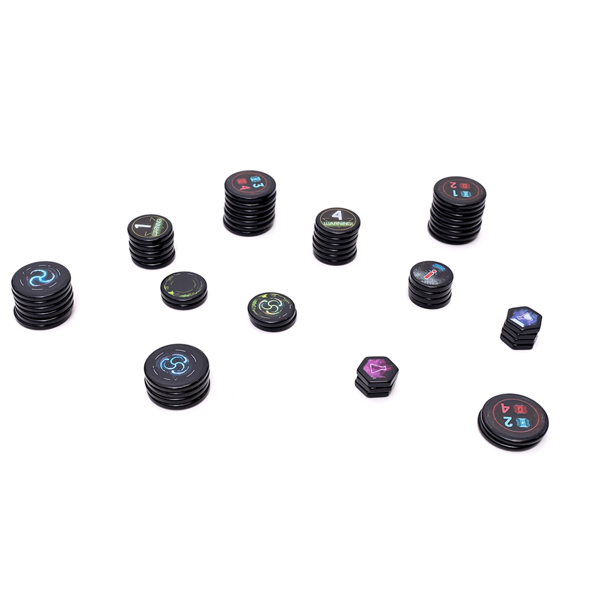 Awaken Realms | Nemesis Lockdown: gettoni acrilici di lusso | Accessorio da gioco da tavolo | a partire da 14 anni