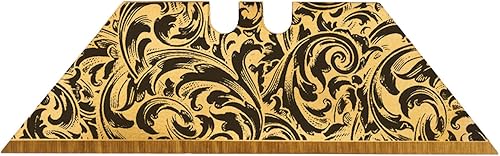 Vista 78 de NDZ Performance Repuesto de hoja de acero para cuchillo utilitario Berkling, hoja de afeitar personalizada, diseños grabados con láser de doble