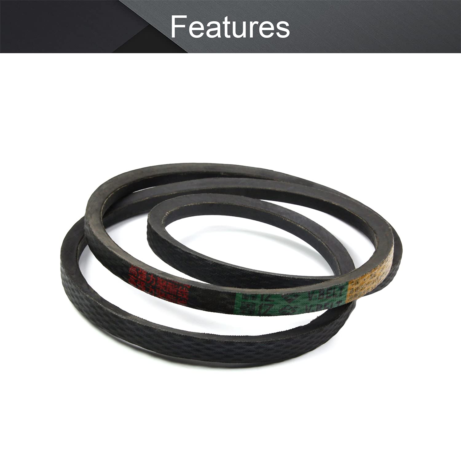 Cinghia 1/2 X 52 Pollici Per Trasmissioni D&D PowerDrive A50/4L520 - 1/2 X 52 Pollici, Per Trasmissioni Industriali O Agricole Cinghia A V - Foto 3