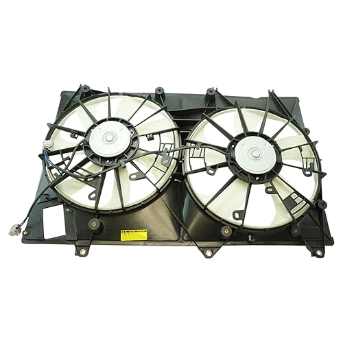 Vista 91 de TRQ Conjunto de ventilador de refrigeración dual compatible con Infiniti EX35 2009 FX35 FX50 2007-2008 G35 2008-2013 G37 2012-2013 M35h 2014-2015