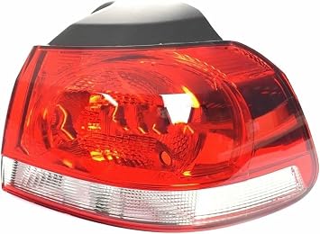 Rear Bumper Stop Brake Taillight Turn For Signal Lamp, For VW For Golf 6 VI Mk6 For Hatchback 2009 2010 2011 2012 2013 Car Reflector Rear Bumper Tail Light