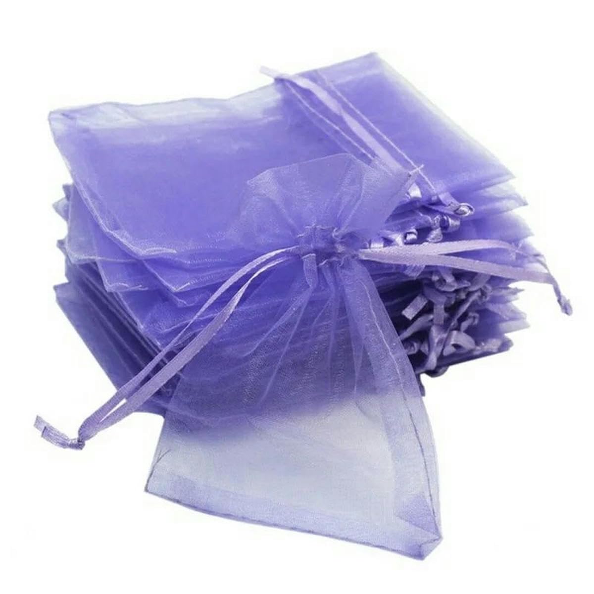 50 sztuk 7X9 9X12 10X15 13X18 cm Organza Worek do pakowania biżuterii dekoracji weselnej