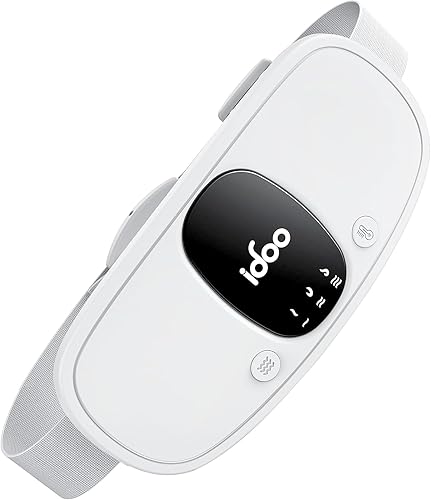 Miniatura 9 de iDOO Almohadilla térmica para calambres menstruales, elegible para FSA HSA, almohadilla térmica inalámbrica portátil, dispositivo de cinturón