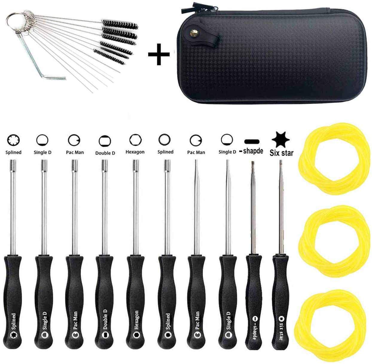10 Pcs Carburetor Adjustment Tool kit for 2 Common Cycle Carburator Adjusting Small Engine Carb Tune up Adjusting Tool- Carburetor Adjuster Tool ,Screwdrivers,Lawn Mower Tune Up Kits
