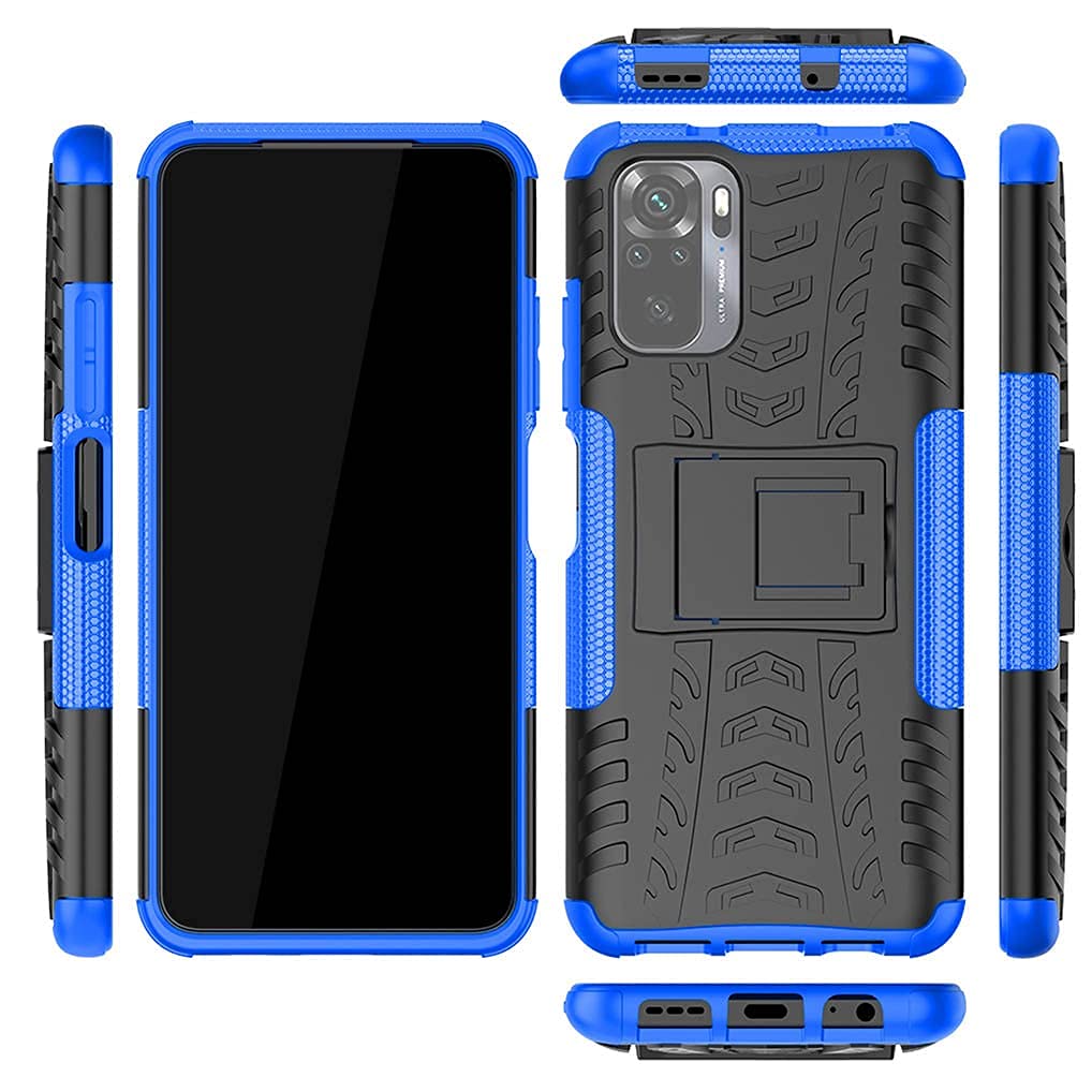 Newlike Plastic Redmi Note 10 Shock Proof Duel Layer Hybrid Armor Back Cover Case with Kickstand Wheel Pattern For Redmi Note 10s / Redmi Note 10s (Blue) (B097PC9NB7) Amazon Price History, Amazon Price Tracker