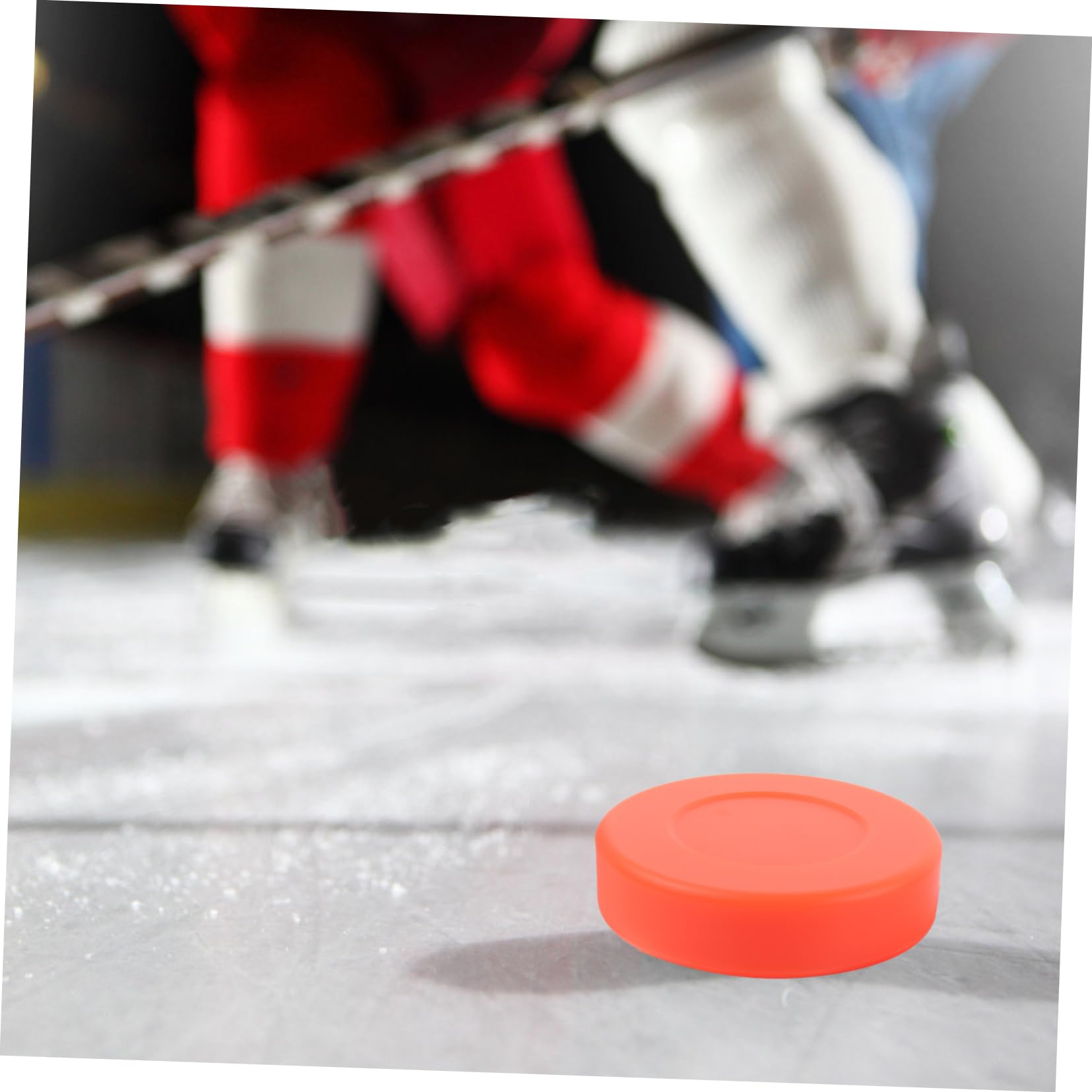 blöder Puck Sport zubehör Hockey Puck Hockey Verein Hockeypässe Ice Balls Kniehockey Eishockey-Pucks trainieren Eishockeypuck zum Üben Outdoor-Hockey-Zubehör PVC Golden