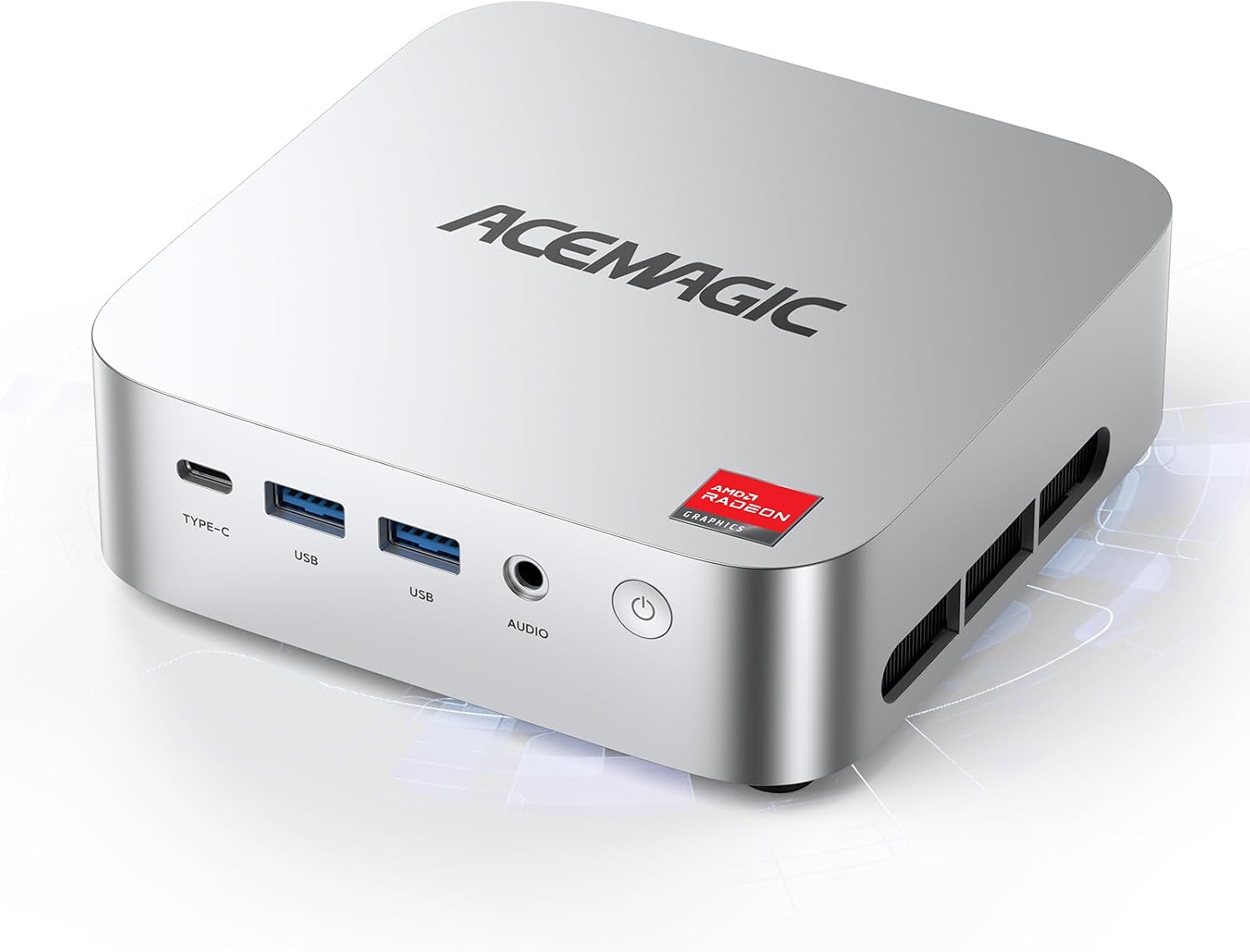 ACEMAGIC K1 Mini PC AMD Ryzen R2544 (Beats i3-10110U/3500U), 16GB RAM 256GB SSD, Mini Desktop Computer 4K Triple Display/4xUSB3.2, USB-C WiFi/BT, VESA GbE, HTPC/Business Office Micro Pc